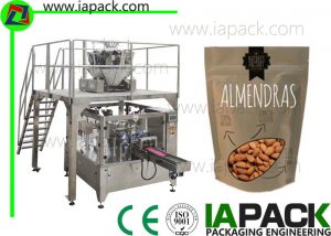 110g Nuts Pouch Graan Packing Machine Form Vul Seal Packaging