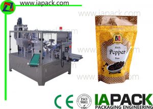 Paste Vul Saus Verpakkingsmasjien Doypack Pouch Rotary Packing